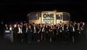 Winners and Guests on Stage - routeone Awards 2024